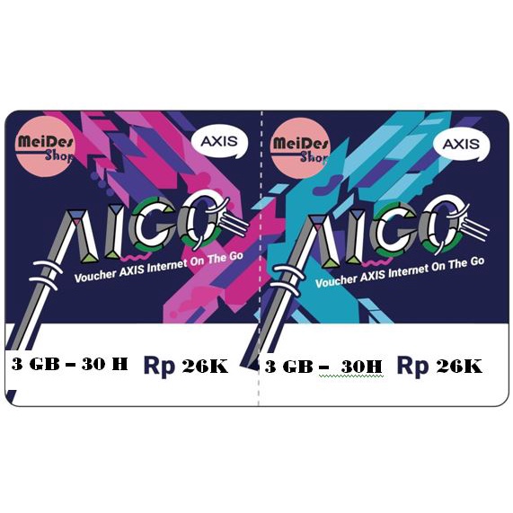 Jual Voucher Axis Aigo Gb H Digital Shopee Indonesia