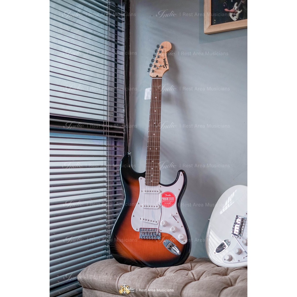 Jual Gitar Elektrik Squier Bullet Stratocaster Tremolo Sunburst