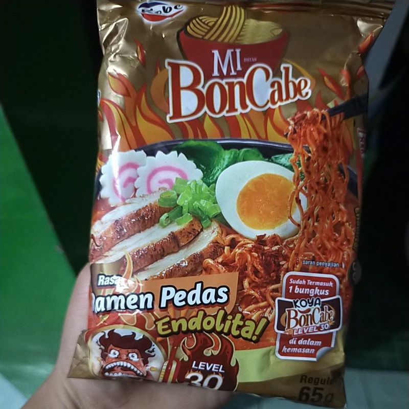 Jual Mie Boncabe Rasa Ramen Pedas Level 30 65 Gram Shopee Indonesia