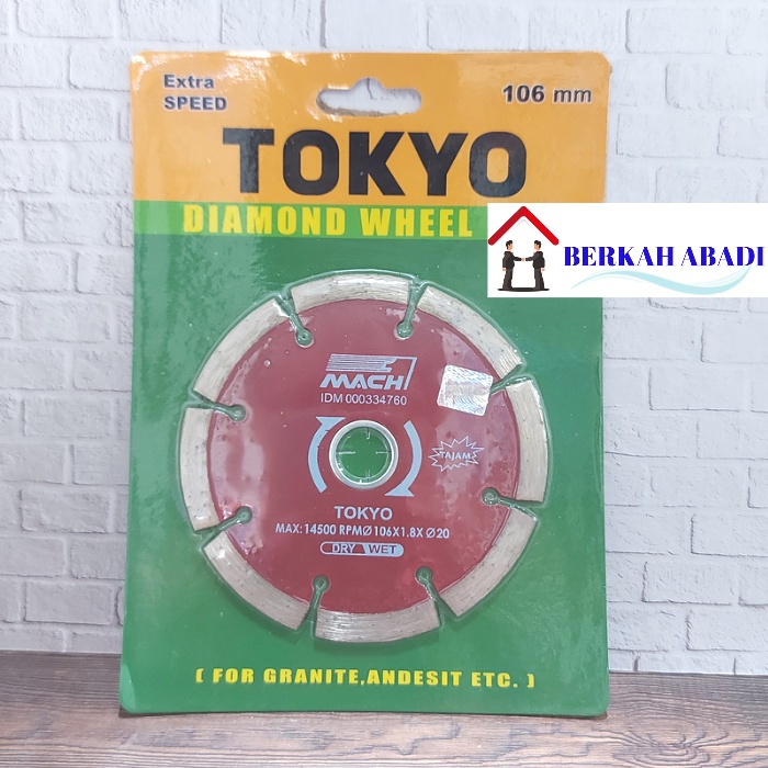 Jual Pisau Potong Keramik Granit Tokyo Diamond Wheel Dry Mm