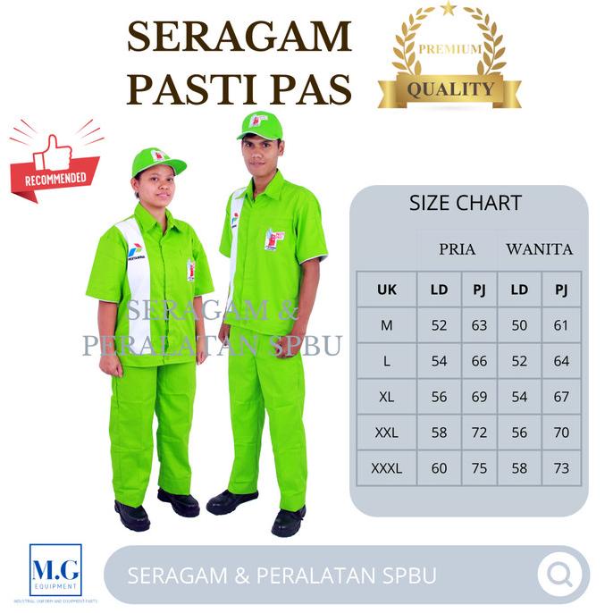 Jual Seragam Kerja Pertamina Staf Office Boy Topi Baju Ob Spbu