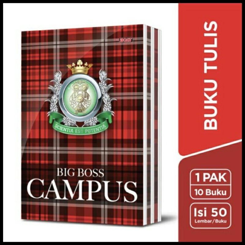 Jual Buku Tulis Big Boss Lembar Buku Tulis Campus Harga Pack