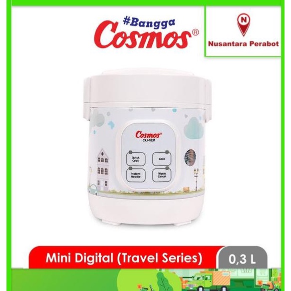 Jual COSMOS CRJ 1031 Rice Cooker Digital Mini 4in1 0 3 Liter Shopee