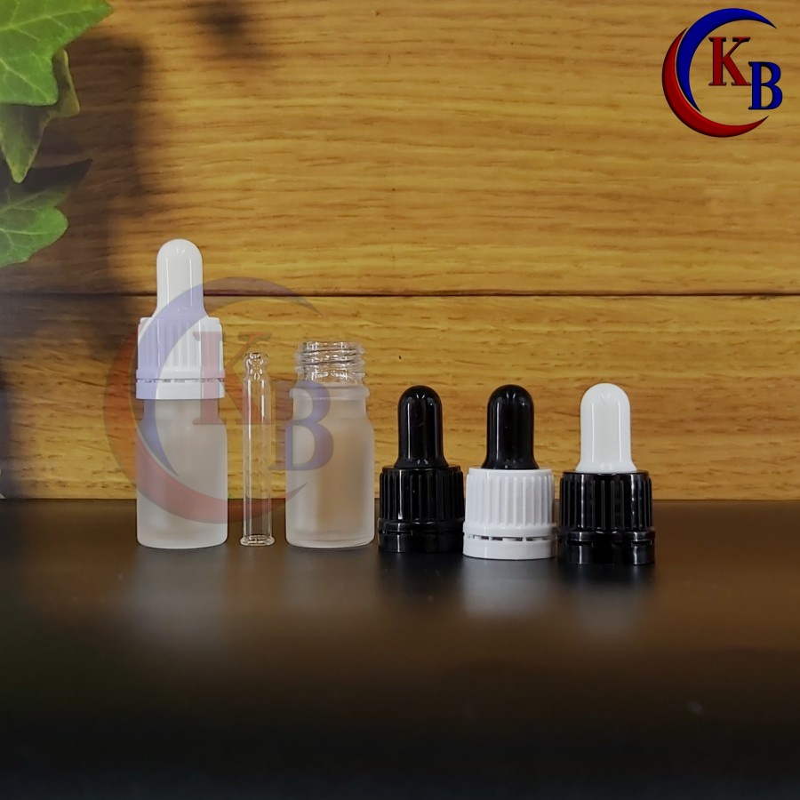 Jual Botol Pipet Ml Serum Segel Kaca Frosted Clear Ml Botol