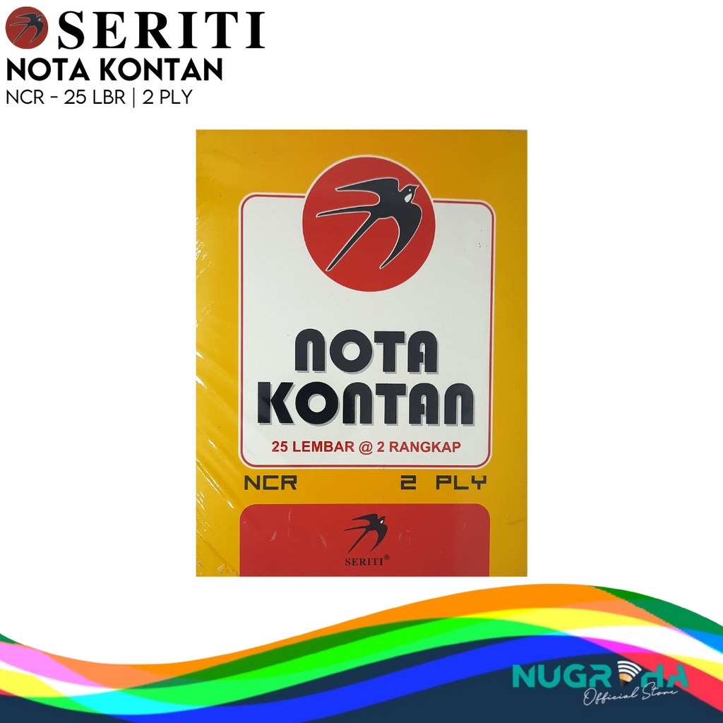 Jual Buku Nota Kontan Rangkap 2 Ply Kecil NCR Seriti A6 Shopee Indonesia