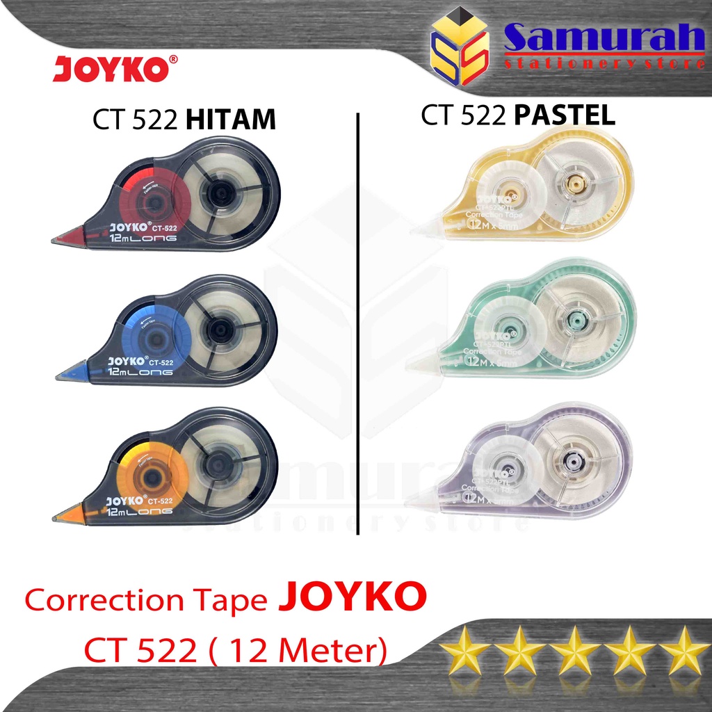 Jual Correction Tape Joyko Ct Meter Tip Ex Kertas Rol Ct