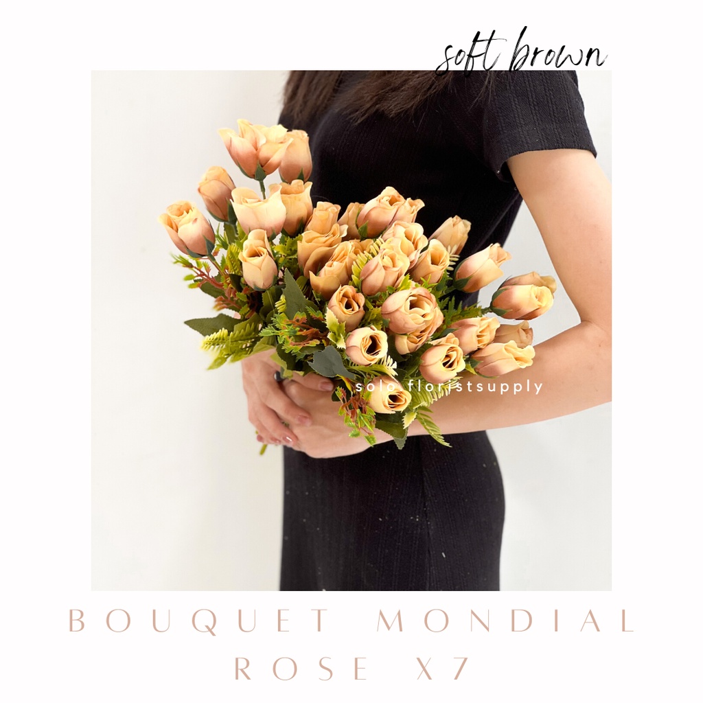 Jual Bouquet Mondial Rose X Bunga Mawar Rose Paris Kombinasi Satuan