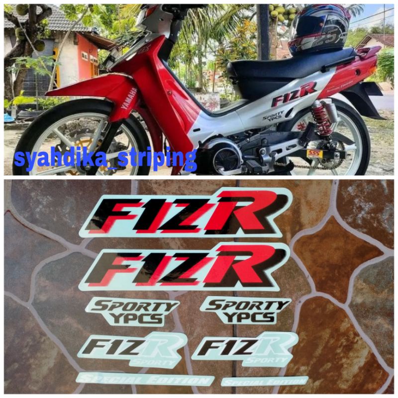 Jual STIKER STRIPING LIS BODY YAMAHA FIZR F1Z R FIZ R MARLBORO MARBORO