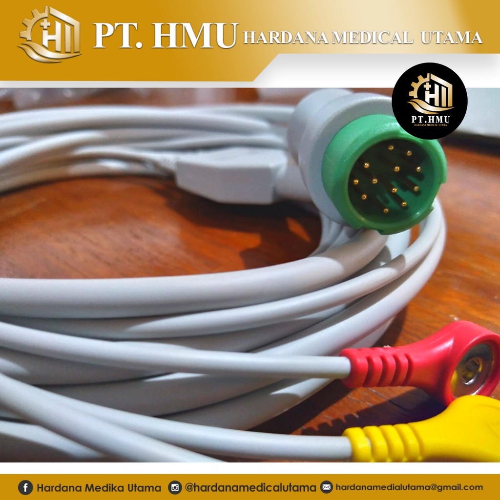 Jual Kabel Ecg Mindray Original Lead Pin Kabel Ekg Shopee