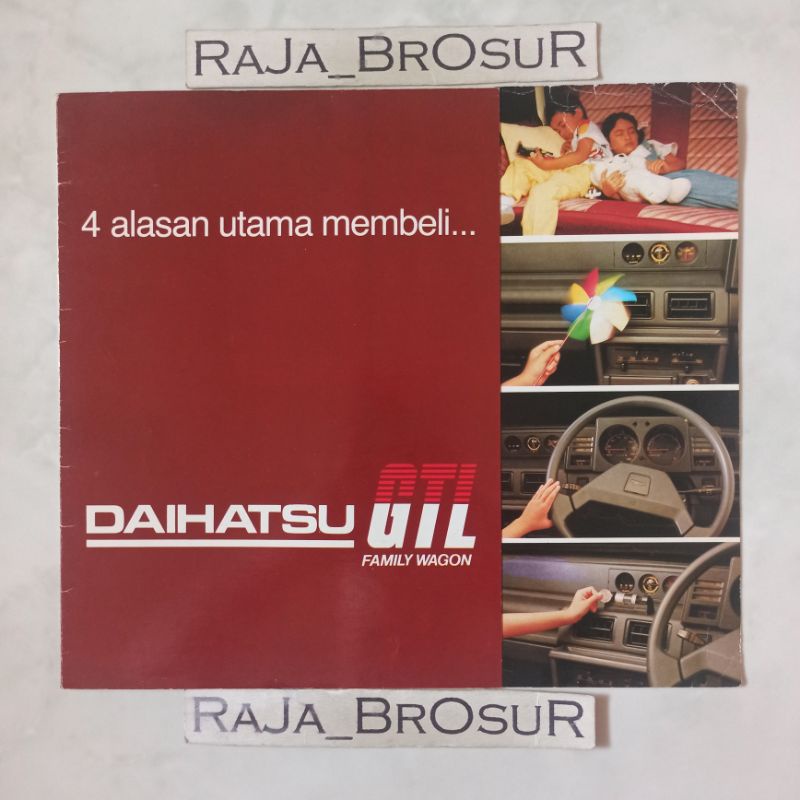 Jual Poster Brosur Katalog Leaflet Jumbo Jadul Lawas Daihatsu Taft