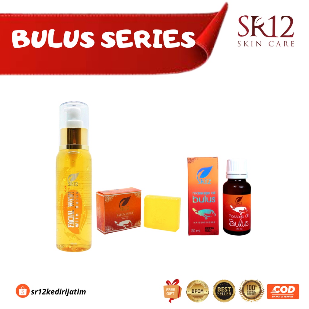 Jual Bulus Series SR12 Sabun Bulus Minyak Bulus Facial Wash Bulus