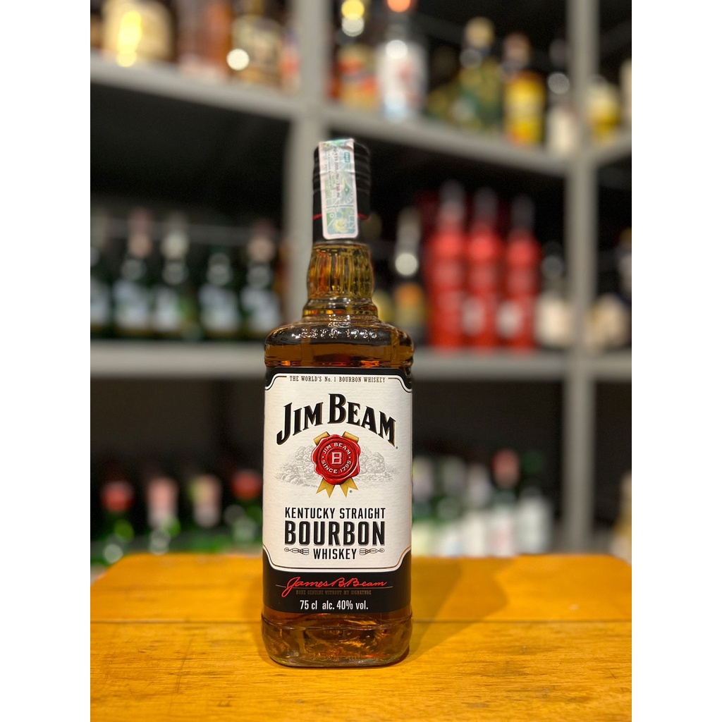 Jual JIM BEAM WHITE KENTUCKY STRAIGHT BOURBON WHISKEY WHISKY 750ML