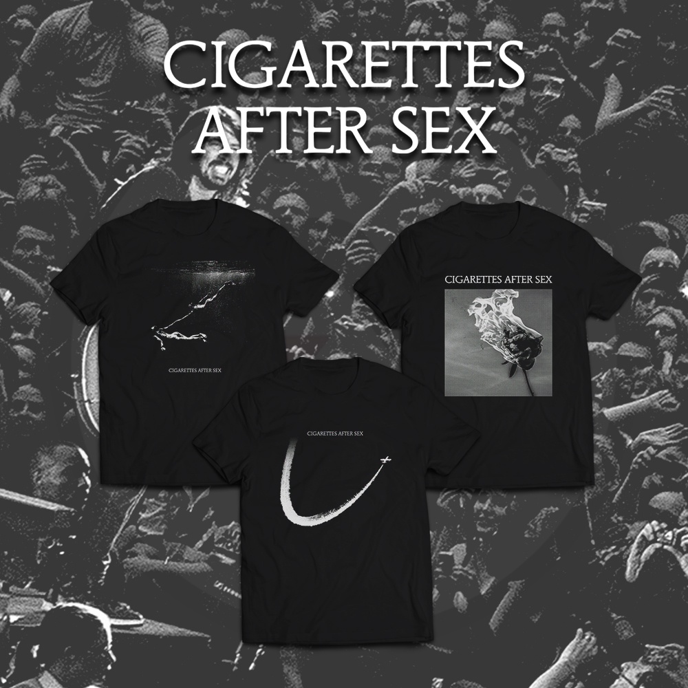 Jual Kaos Band T Shirt Cigarettes After Sex Series DTG Kornit