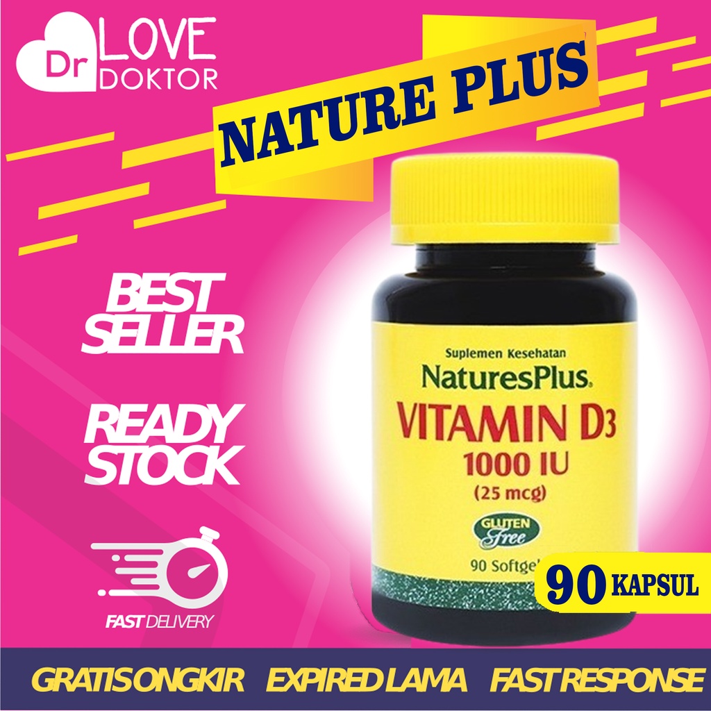 Jual NATURE S NATURES NATURE PLUS VITAMIN D3 1000 IU VIT D 1000IU