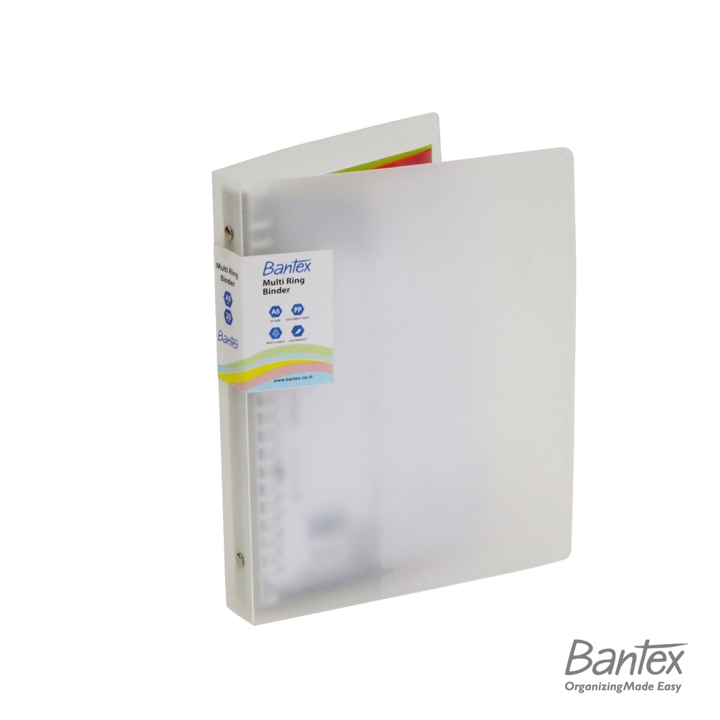 Jual Bantex A Trendy Multi Ring Binder Hole Transparent