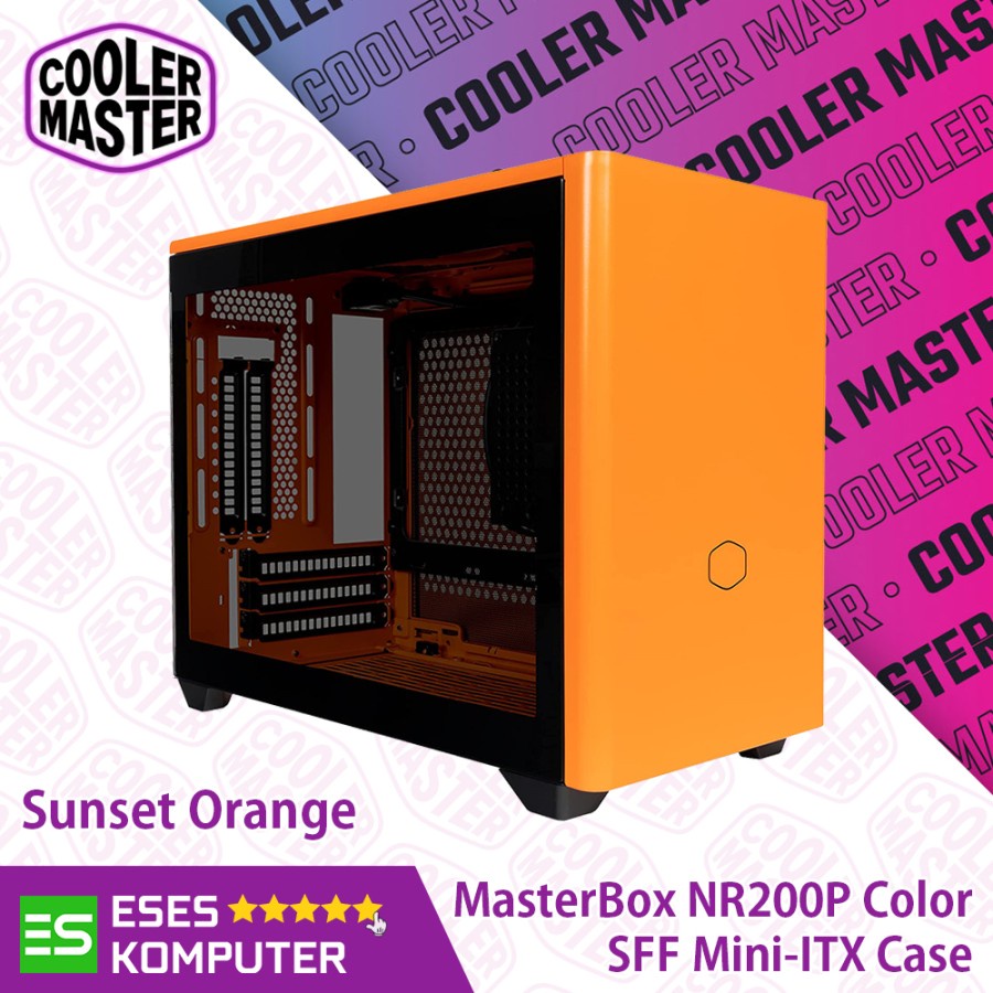 Jual Case Cooler Master Masterbox Nr P Color Sunset Orange Sff Mini