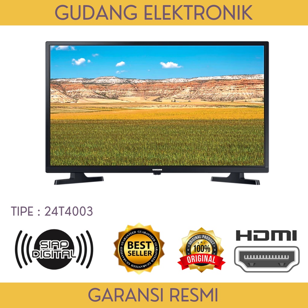 Jual TV LED SAMSUNG 24 INCH 24T4003 DIGITAL FREE ONGKIR SERANG