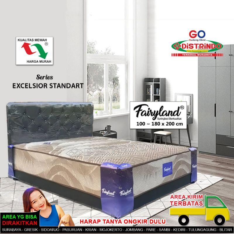 Jual Distrindo Springbed Komplit Set Kasur Divan Sandaran Harga