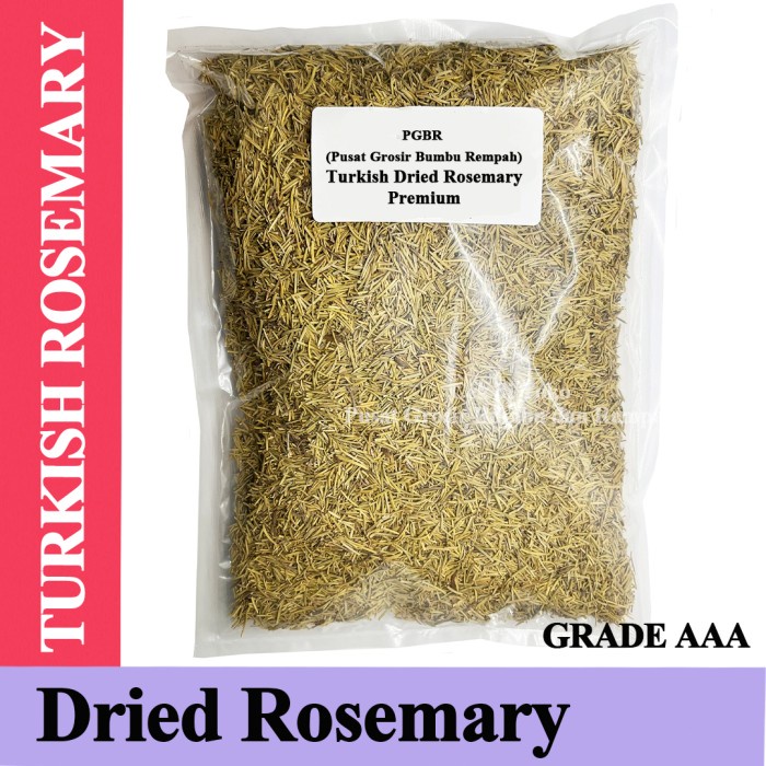 Jual Dried Rosemary Gr Daun Rosemary Kering Premium Daun