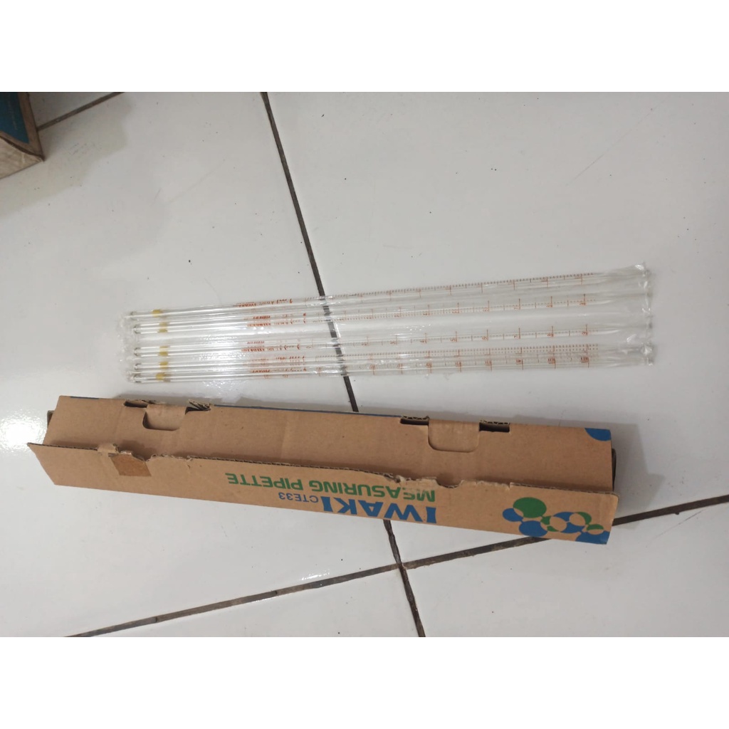 Jual Pipet Serologi Iwaki Pipet Ukur Pipet Mohr 1 Ml Shopee Indonesia