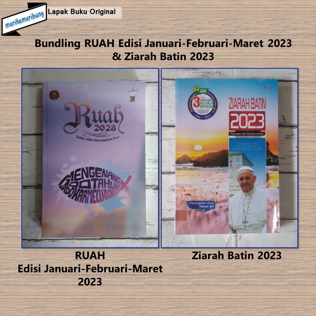 Jual Bundling Buku Ruah Edisi Jan Feb Mar Ziarah Batin