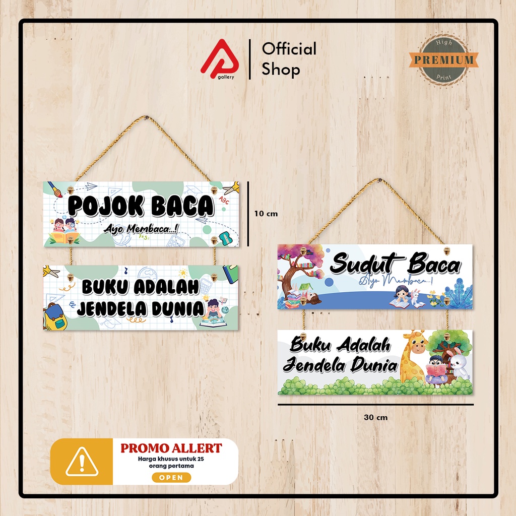 Jual Ap Gallery Set Hiasan Pajangan Dinding Pojok Baca Susun