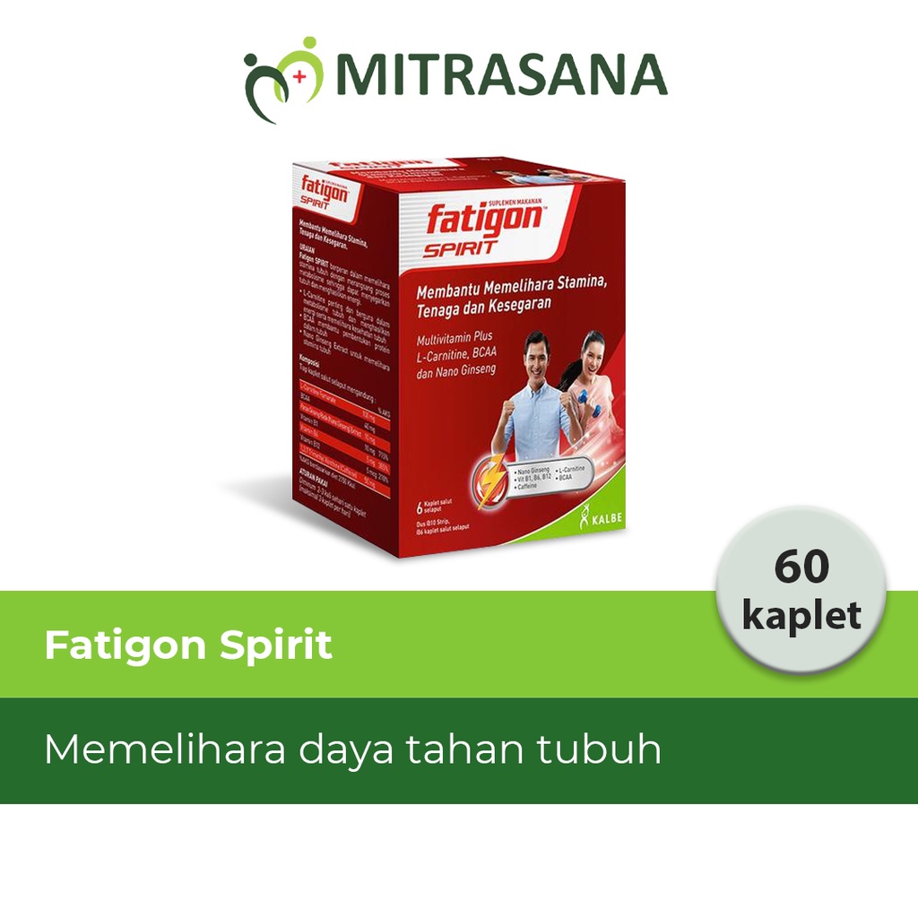 Jual Fatigon Spirit Box Isi Strip Tablet Membantu