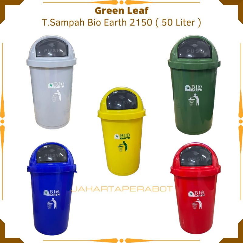 Jual GREEN LEAF Tempat Sampah Bio 50 Liter Grean Leaf 2150 Shopee