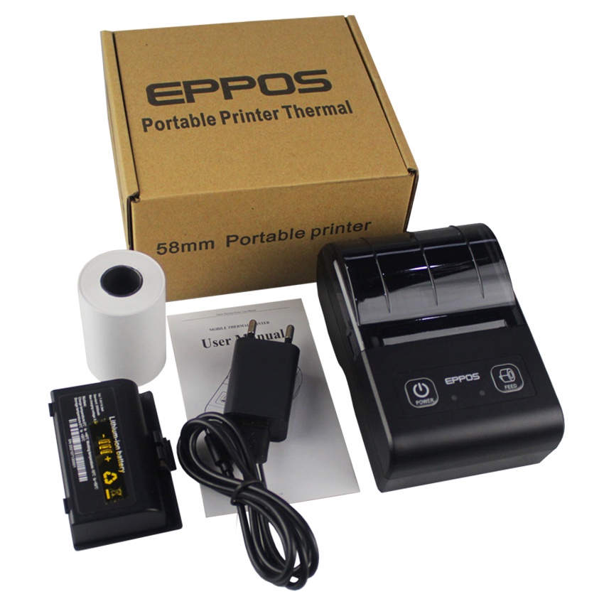 Jual Mini Printer Bluetooth EPPOS EP5812 Kasir Struk PPOB Resi