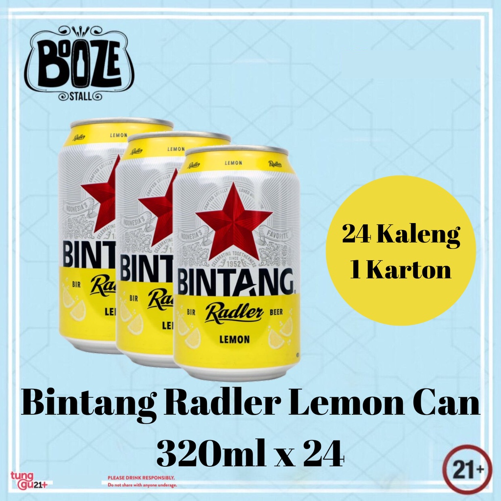 Jual Bintang Radler Lemon Can Ml X Kaleng Karton Shopee