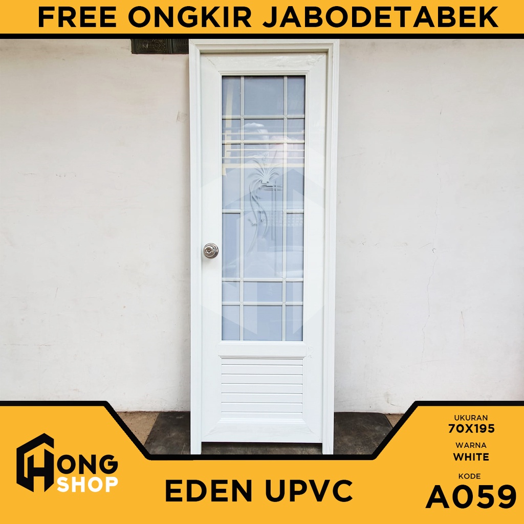 Jual Pintu Kamar Mandi Upvc Tebal Tahan Cuaca X Eden A Shopee