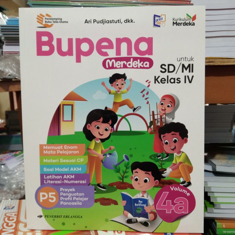 Jual Bupena Merdeka Kelas A B C D Sd Kurikulum Merdeka Erlangga