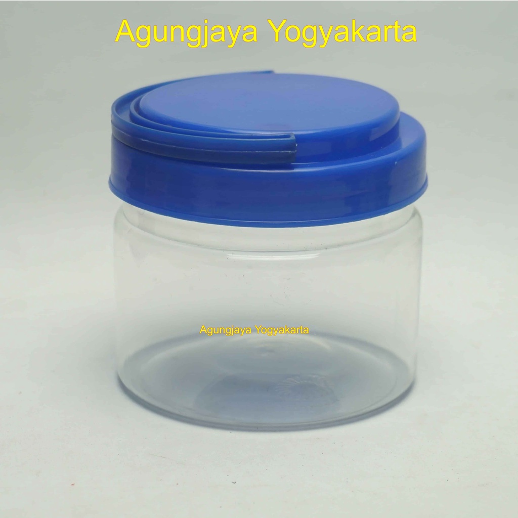 Jual Toples Tabung Ml Natural Tutup Plastik Toples Makanan