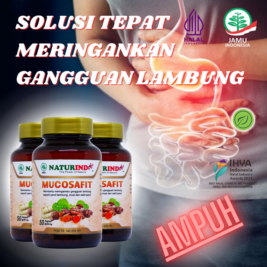 Jual Naturindo MUCOSAFIT Obat Jamu Tradisional Herbal Solusi Untuk