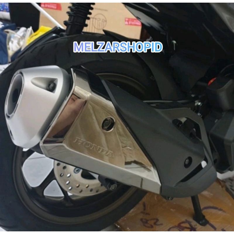 Jual Garnish Cover Muffler Honda Vario Original Lostpack Shopee