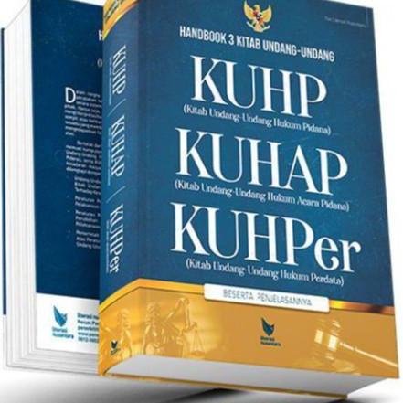 Jual ぱ Handbook 3 Kitab Undang Undang KUHP KUHAP KUHPer Beserta