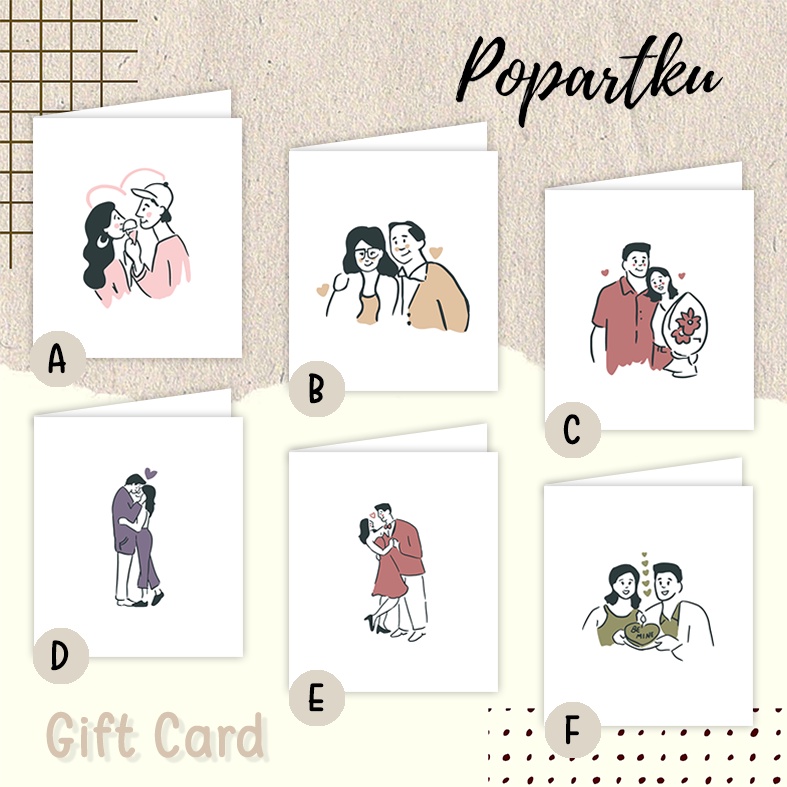 Jual Pcs Kartu Ucapan Lipat Kosongan Kartu Ucapan Wedding Ulang