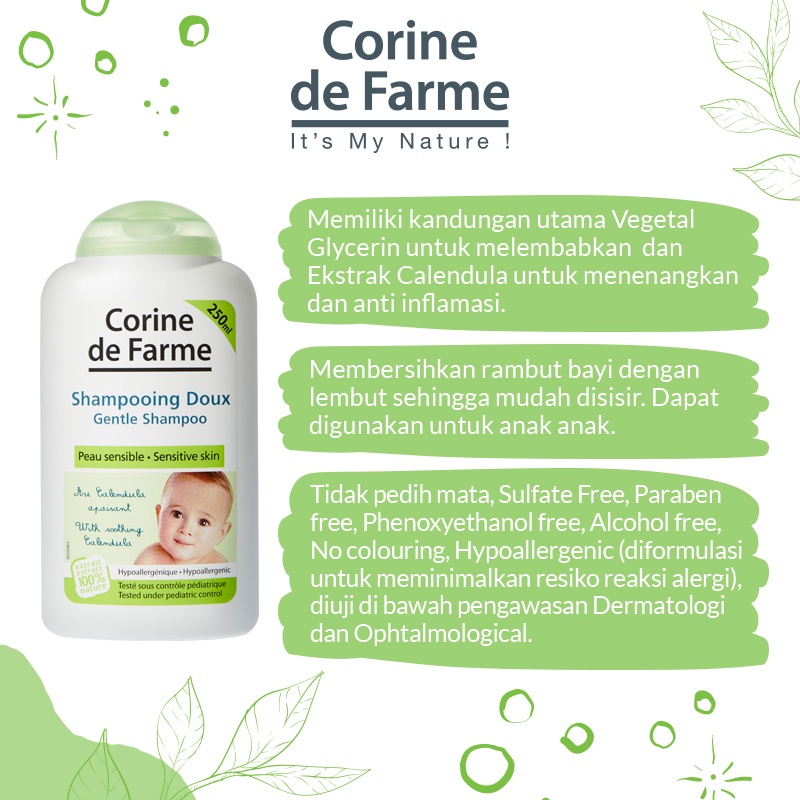 Jual Timepubs Corine De Farme Gentle Shampoo Ml Shopee Indonesia