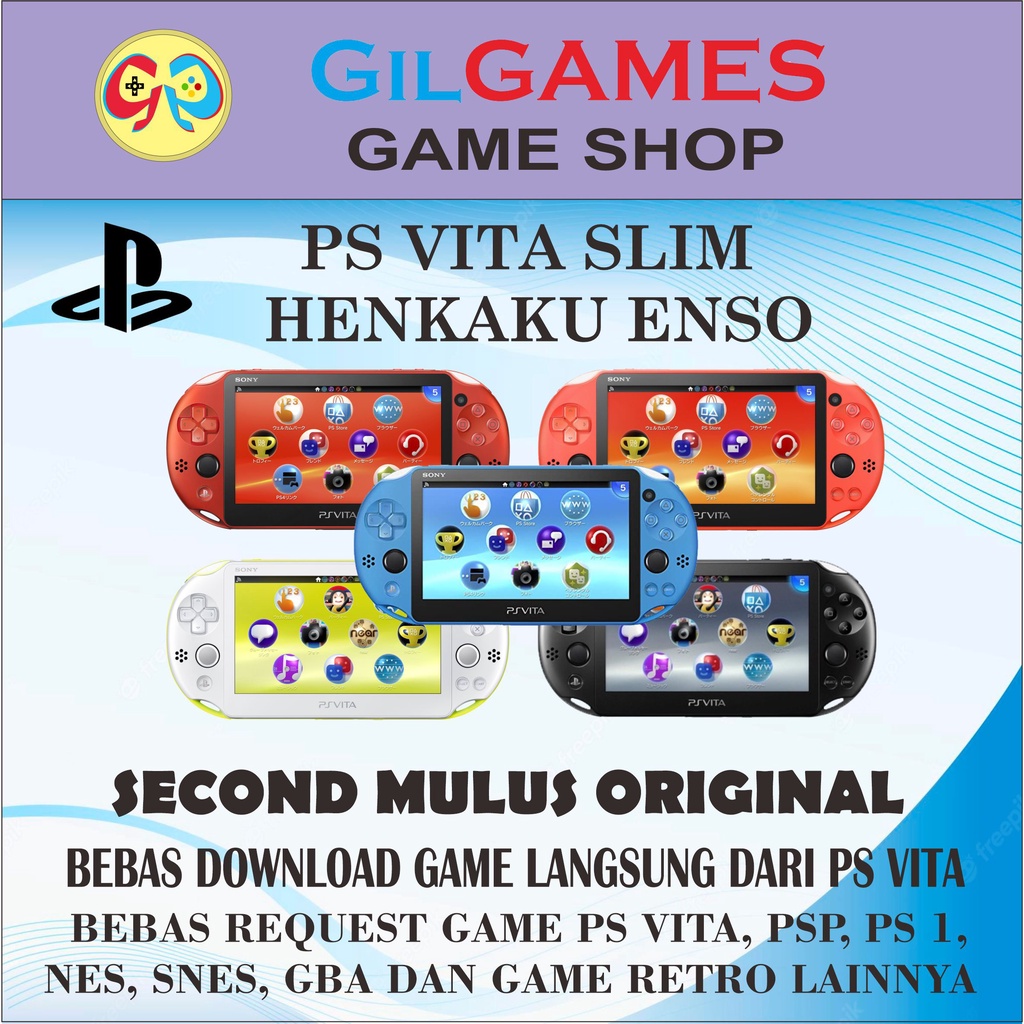 Jual Ps Vita Slim 128GB CFW Henkaku Enso Full Game Bebas Request 03