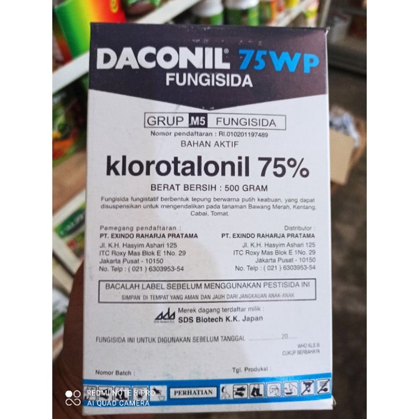 Jual Fungisida Daconil Wp Gr Shopee Indonesia