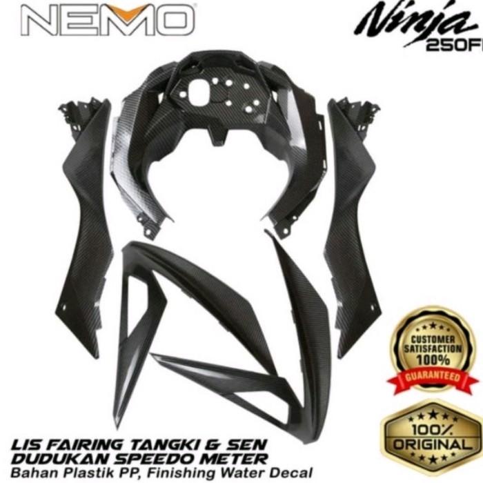 Jual Dasbor Fairing Ninja Fi Old Carbon Cover Body Set