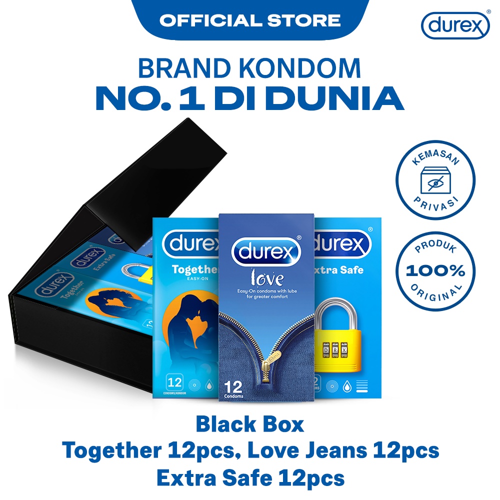 Jual Durex Love Jeans 12s Extra Safe 12s Together 12s Kondom Aman