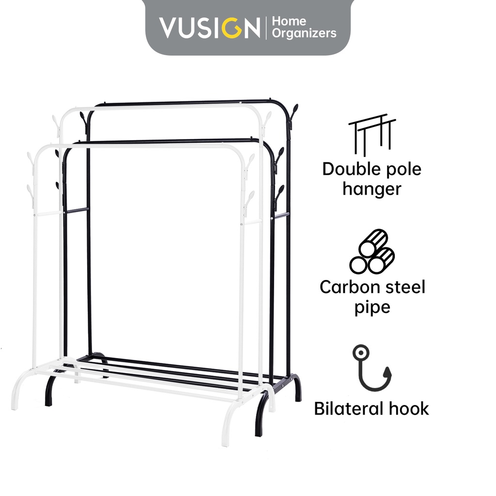 Jual Vusign Clothing Rack Gantungan Baju Besi Rak Baju Stand