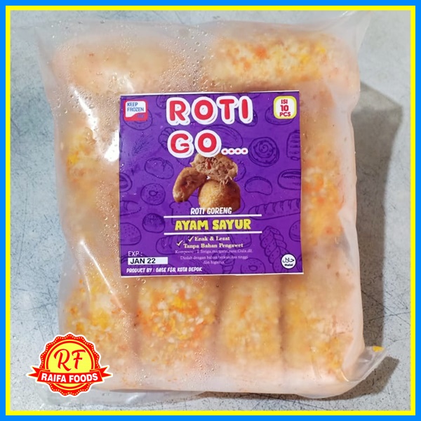 Jual Roti Goreng Go Roti Goreng Frozen Isi Coklat Lumer Sosis