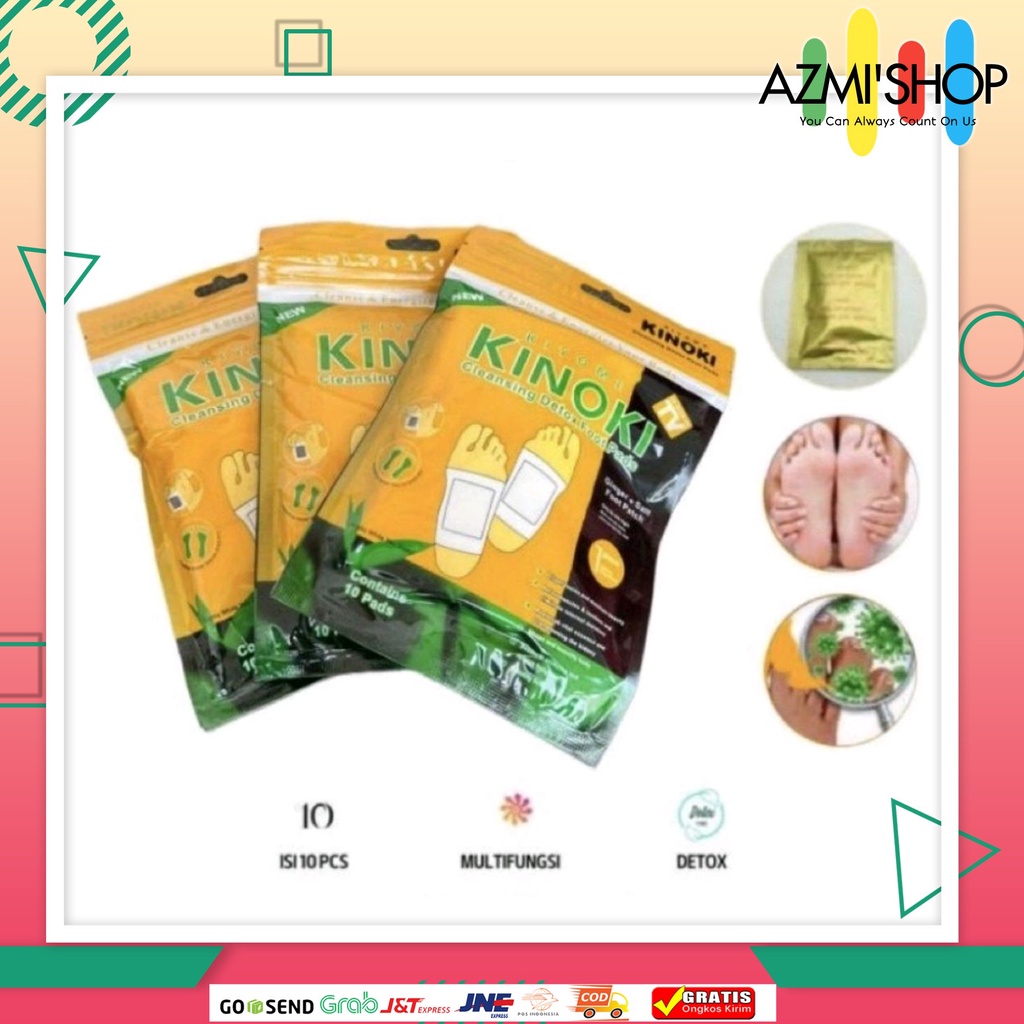 Jual Kinoki Gold Detox Koyok Kaki Herbal Original Isi Pcs Dalam