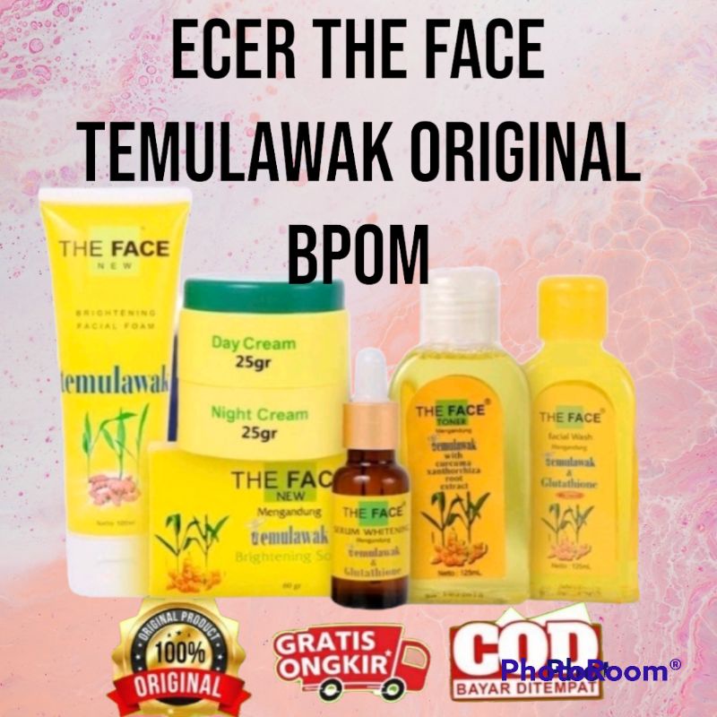 Jual ECER THE FACE TEMULAWAK SKINCARE BPOM ORIGINAL Shopee Indonesia