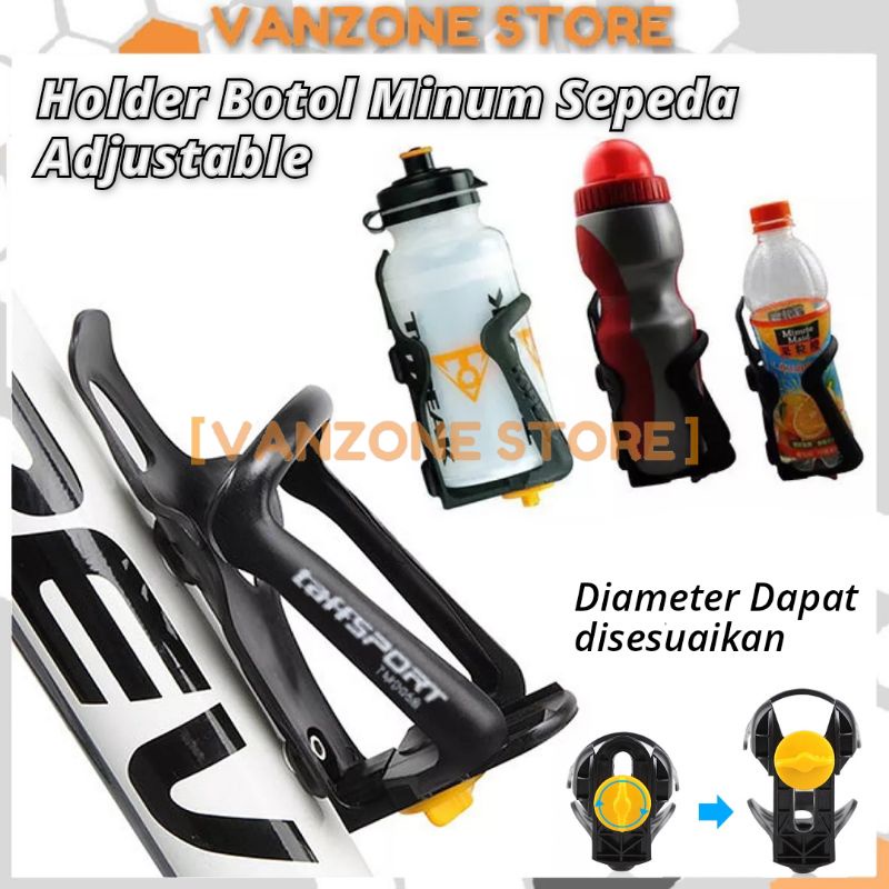 Jual Holder Botol Minum Olahraga Sepeda Adjustable Plastik Roadbike MTB