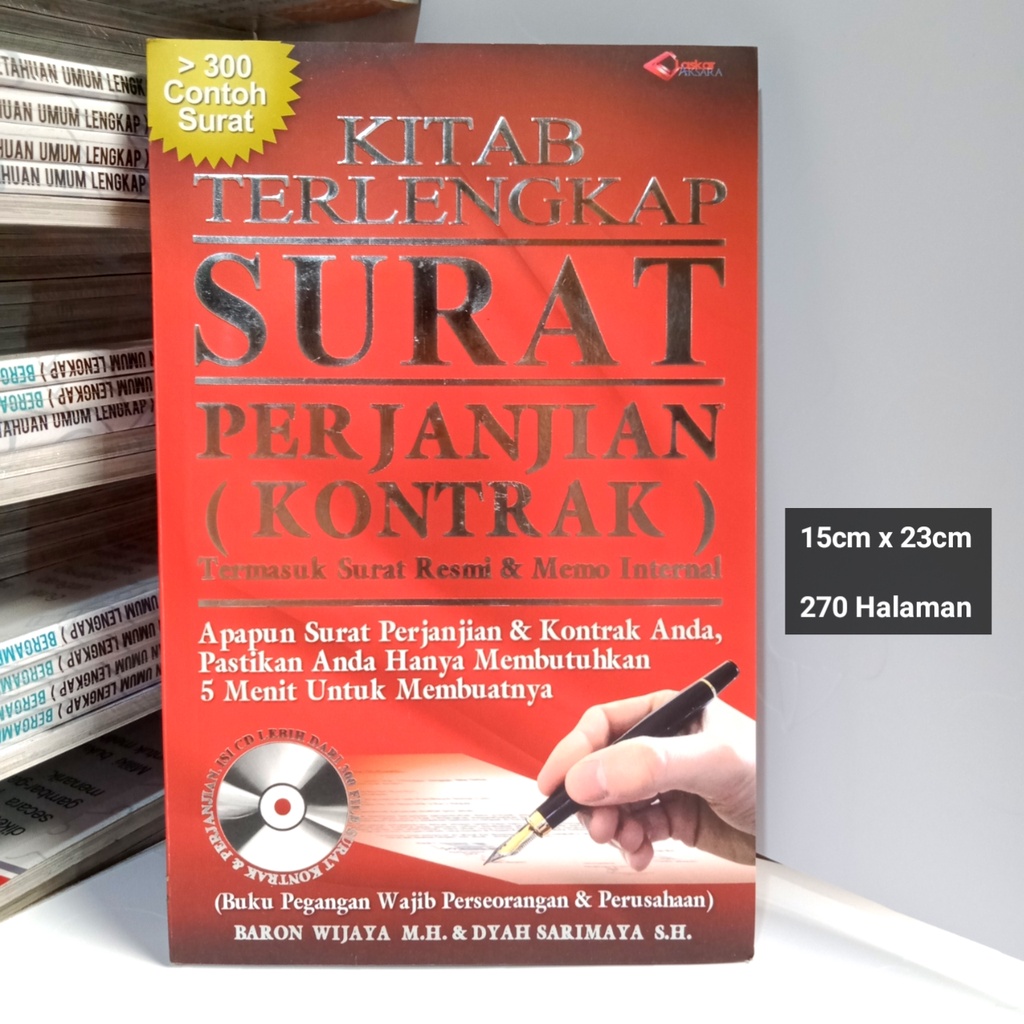 Jual Buku Kitab Terlengkap Surat Perjanjian Kontrak Shopee Indonesia