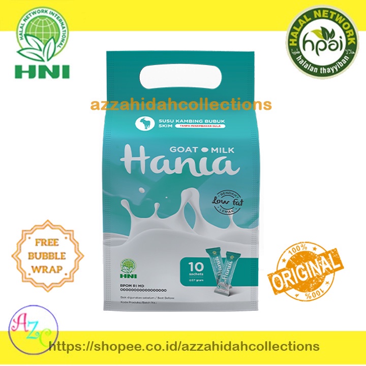 Jual HANIA SKIM Susu Kambing HNI HPAI KH Azc0 Shopee Indonesia