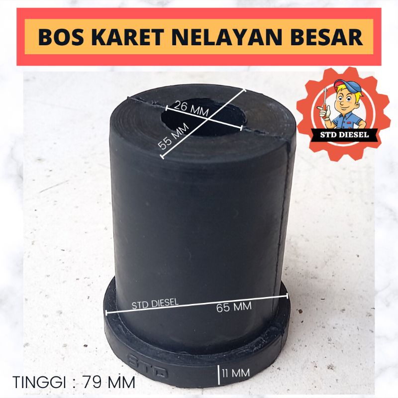 Jual Bos Karet Untuk Shaft Nelayan Serbaguna Kapal Rubber Bushing Bush